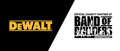 Band of Builders is delighted to announce that we have joined forces with professional tools brand DEWALT.