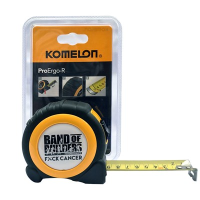 Komelon Band of Builders 8m F Cancer Tape Measure