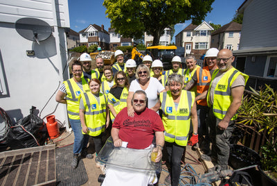 BOB COMPLETES NEW BEDROOM PROJECT SO NEWPORT STROKE VICTIM NO LONGER HAS TO SLEEP UNDER THE STAIRS IN HIS FRONT ROOM