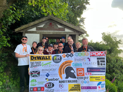 VOLUNTEER WALKERS CHALK UP 90 MILES ALONG HADRIAN'S WALL TO RAISE FUNDS FOR BAND OF BUILDERS