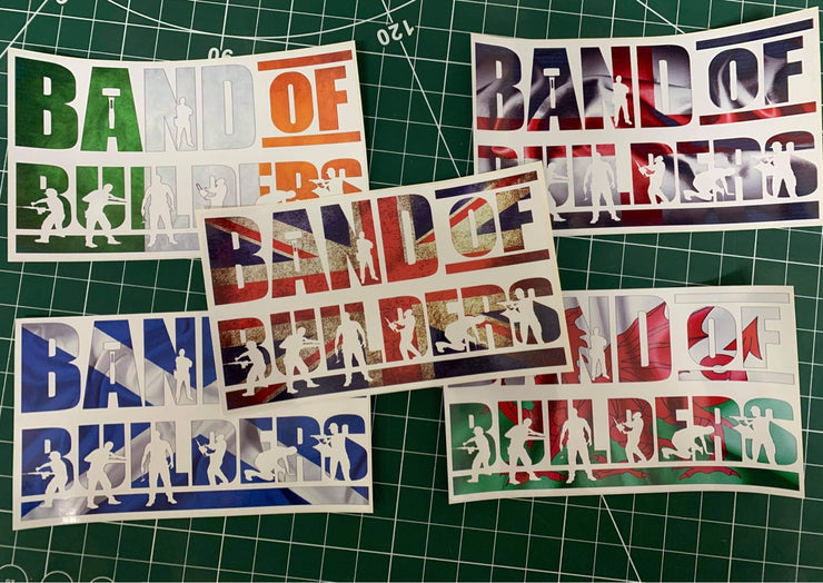 Band of Builders Nation Stickers
