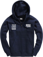 Dual Branded Classic Adult Zipped Hoodie